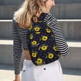 thumbnail image 2 of Easygd Sunflowers Canvas Backpack: Stylish, Lightweight, and Versatile with Large Capacity and Adjustable Straps –, 2 of 7