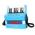 thumbnail image 4 of 17 Keys 8 Bass Piano Accordion Kids Accordion Toy for Beginner Kids Children Light Blue, 4 of 8