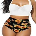 thumbnail image 1 of Women Push Up Bikini Set Flower Print High Waist Swimming Suits, 1 of 6