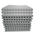 thumbnail image 3 of 10Pack Panneau de Mousse Acoustique Triangulaire Mousse de Rembourrage Insonorisant, 3 of 8