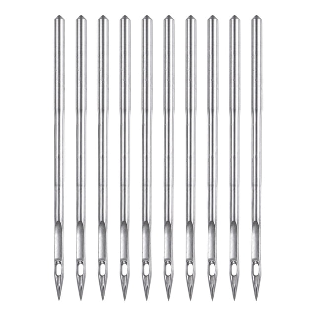 Uxcell 10 Pcs Agujas de Máquina de Coser Tamaño 20/125 Agujas Universales de Punta Regular para Manualidades DIY y Costura Doméstica