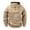 Khaki, variant on ZCFZJW Tactical Hoodies for Men - Military Fleece Lined Cargo Sweatshirt Quarter Zip Pullover Hoodie Workout Gym Mens Fashion Outfit Clothes Black L