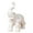 Blanc 2, variante sur Et Éléphants Dorés Artisanat Ornement Ornement Style Cadeaux pour Aînés Décoration de Bureau Cadeaux