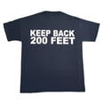 thumbnail image 2 of FDNY Kids Short Sleeve Tee 200Feet Back, Navy, Medium, 2 of 2