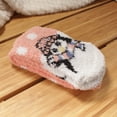 thumbnail image 2 of BambooMN Penguin Socks for Women, Fuzzy Cozy Animal Crew Socks, Warm Gifts, 2 Pairs, 2 of 6