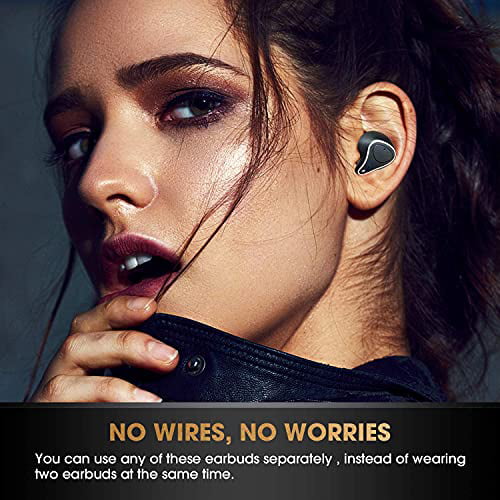 Wireless Earbuds, NYZ [2021 Upgraded] True Wireless Bluetooth 
