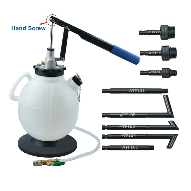 7.5L Car Transmission Tool Manual Oil Fluid Filler Pump With 8pc