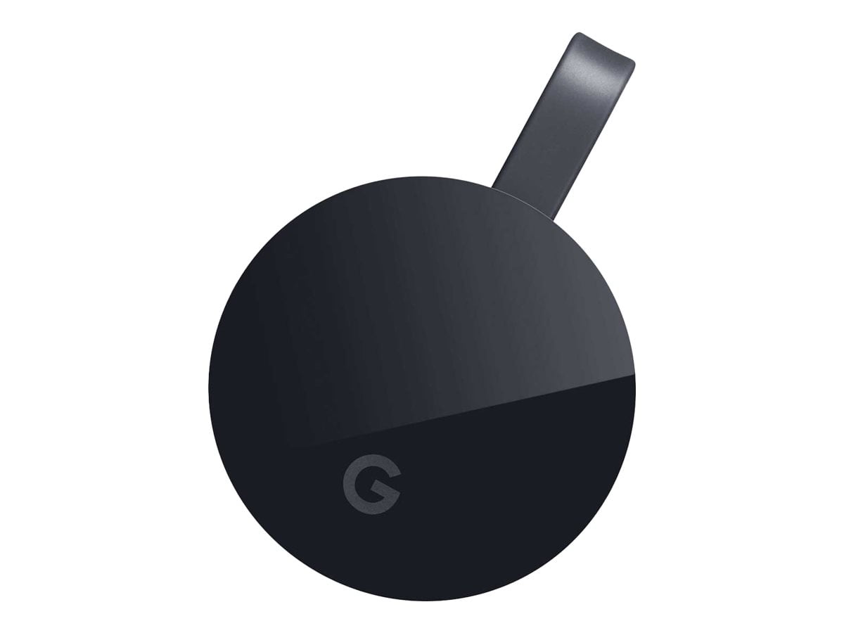 Cyclops luft Politistation Google Chromecast Ultra - Digital multimedia receiver - 4K - HDR - black -  Walmart.com