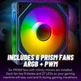 thumbnail image 5 of Stratos Micro Gaming Desktop PC - NVD GeForce RTX 5070 12GB, AMD Ryzen 7 5700X, 16GB DDR4 RAM, 1TB NVMe SSD, WiFi, Windows 11 Pro - RGB Gamer Computer, 5 of 5