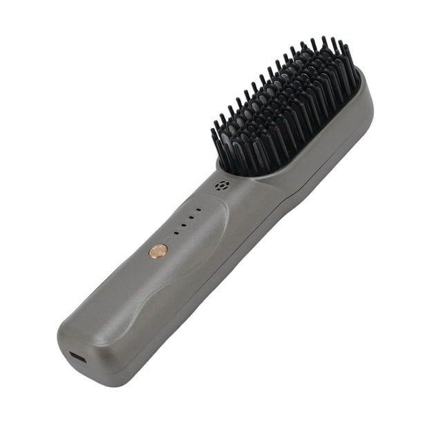 Cepillo De Alisión De Cabello Inalámbrico, Peine Recargable Para Cabello Rectado Rizado Ion Negativo Peine Pino Pletina De Peinado Portátil Peine Para Viajar A Casa