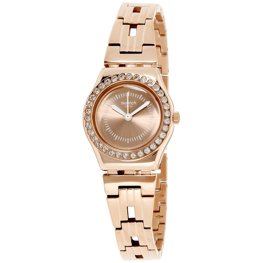 Swatch Swatch Irony Kiroyal Rose Gold Dial Stainless Steel Ladies Watch YSG154G