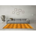 thumbnail image 3 of Ahgly Company Indoor Rectangle Abstract Yellow Modern Area Rugs, 8' x 12', 3 of 4