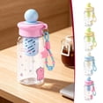 thumbnail image 7 of Cute Kawaii Water Bottle with Strap & Filter, Leakproof Portable Reusable Plastic Water Bottle for Women, Cartoon Animal Design Clear Drink Cup for Office, Travel, Outdoor Sports, 7 of 7