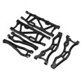 thumbnail image 2 of RC Car Suspension Arm Set Aluminium Alloy Front Rear Swing Arms with Ball Head for 1/8 6S Black, 2 of 8
