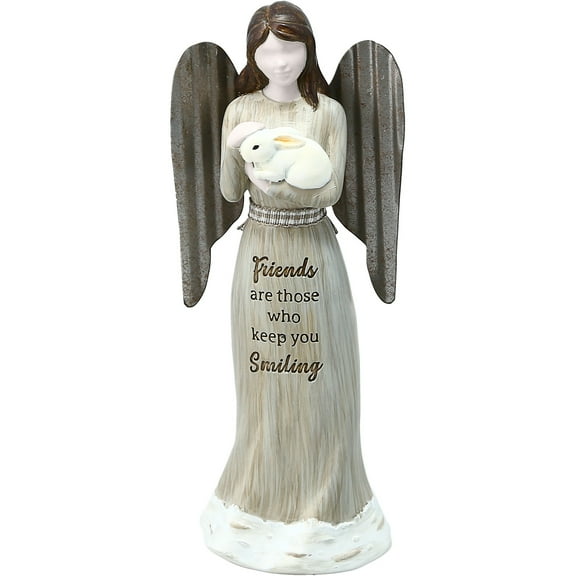 Best Things - 9" Angel Holding Flowers