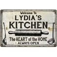 thumbnail image 1 of LYDIA'S Kitchen Farmhouse Sign 16 x 24 Matte Finish Metal 116240033246, 1 of 1