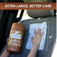 thumbnail image 2 of 3in1 Leather Wipes 50 Count, Extra Large 8" x 10" Size, Clean Condition Protect for Car Seat, Furniture Couch, Shoes Boots Bags Purse Apparel, 2 of 4