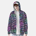 thumbnail image 2 of Kdxio Rainbow Animal Skin Print Women Men Sun Protection UPF 50+ Jackets Zip Up Long Sleeve Hoodie Hiking Lightweight with Pockets, 2 of 7