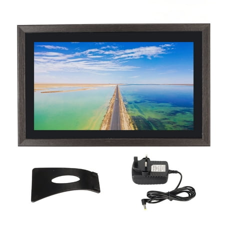 Image of Large Digital Photo Frame 18.5in FHD Touch Screen Support App Sharing Wall Mountable Auto Rotation WiFi Picture Frame EU Plug 100?240V