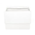 thumbnail image 1 of Glazed White Square Planter, 1 of 1