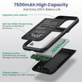 7500mAh Battery Case for iPhone 13/13Pro/14 (6.1 Inch) Portable