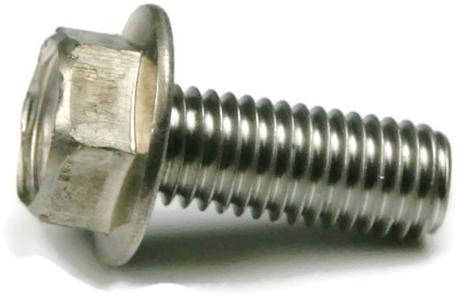 Qty 25 5//16/"-18 x 1//2/" Stainless Steel Hex Cap Serrated Flange Bolt WITH NUTS