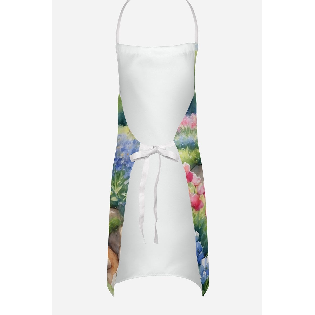 Jack Russell Terrier Spring Path Apron 27 in x 30 in