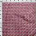 thumbnail image 4 of oneOone Cotton Poplin Pink Fabric Geometric Diy Clothing Quilting Fabric Print Fabric By Yard 56 Inch Wide, 4 of 5