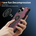 thumbnail image 3 of for iPhone 13 Pro Max Phone Case [Compatible with Mag-Safe] [Built-in Invisible Stand] [Heavy Duty Drop Protection] Shockproof Rugged Protective Magnetic Cover for iPhone 13 Pro Max, Purple, 3 of 7