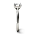 thumbnail image 5 of Charles & Colvard 14K White Gold Moissanite 6.5mm Asscher Solitaire Engagement Ring-Size 6.5 1.30cttw DEW, 5 of 9