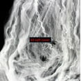 thumbnail image 2 of Loyerfyivos Spider Webs Halloween Decorations，Super Stretch Cobwebs for Halloween Indoor and Outdoor Party Supplies (60g white spider cotton + 4 small spiders), 2 of 9