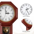 thumbnail image 4 of Reloj de pared KANEODOT Regulador con péndulo imitación madera, 4 of 7