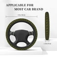 thumbnail image 5 of Goofa Pineapple Pattern Elastic Stretch Steering Wheel Cover,Universal 15 inch, Microfiber Breathable Ice Silk, Anti-Slip, Odorless, Easy Carry, 5 of 8