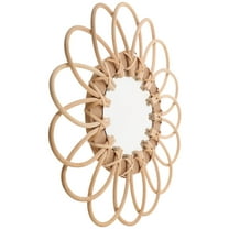 Masteelf  Wall-mounted Hairdressing Mirror Woven Hanging Bedroom Living Decorative Homestay