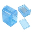 thumbnail image 1 of Triturador de tabaco portátil con manivela y estuche para guardar tabaco, color azul, 1 of 14