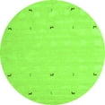 thumbnail image 1 of Ahgly Company Indoor Round Solid Green Modern Area Rugs, 5' Round, 1 of 1