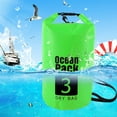 thumbnail image 1 of TB&W Waterproof Dry Bag Pack Sack Swimming Kayaking River Trekking (3L Green), 1 of 7