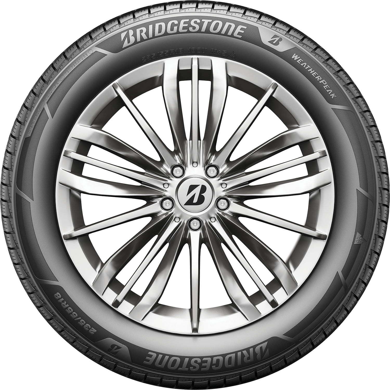 Bridgestone Weatherpeak 225/55R17 97V Highway Terrain Passenger Car Tires
