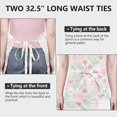 thumbnail image 6 of Pioneer Flower Floral Print Pattern Apron for Women and Men, Cotton Linen Waterproof with Pockets, Adjustable, 33x27 Inch for Kitchen, Gardening, BBQ, Salon, 6 of 6
