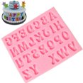 thumbnail image 1 of Koszal Letter Alphabet Baking Silicone Mold Fondant Chocolate Cake Decorating Tool, 1 of 5