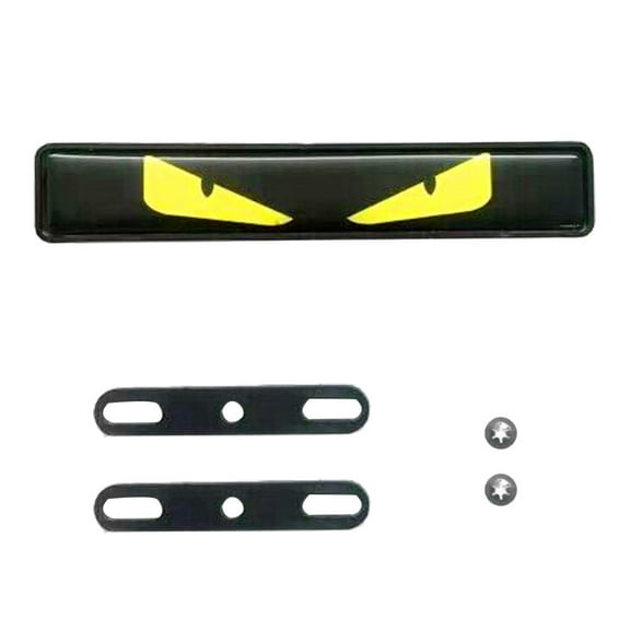 Fyuu 1Pcs Led Emblem Demon Eye For Car Front Grille Tailboard Badge Illuminated Decal