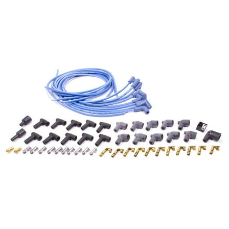 Moroso Blue Max Spark Plug Wire Set Spiral Core 8 mm Blue V8 P/N 73225