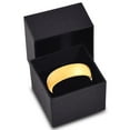 thumbnail image 3 of Charming Jewelers Tungsten Wedding Band Ring 7mm for Men Women Comfort Fit 18K Yellow Gold Plated Plated Domed Polished Lifetime Guarantee, 3 of 5