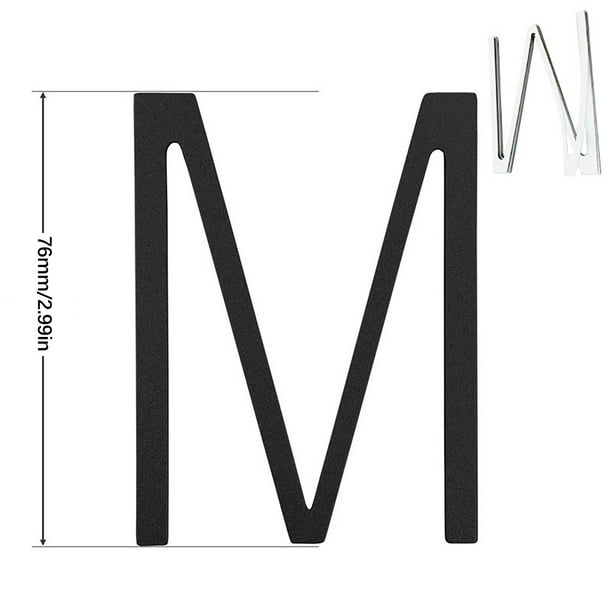 Herramientas y mejoras para el hogar Número de puerta digital de acero inoxidable de 3 pulgadas y 76 mm para villas, comunidades, patios, oficinas y edificios.