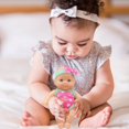 thumbnail image 5 of Adorable Baby Doll Toy with Pink Star Outfit and Bow, Perfect for Kids, Safe and Durable, 12-Inch Cuddly Companion, 5 of 6