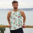 thumbnail image 5 of Rocae Bunny And Rose for Men's Workout Tank Top Men's Running Tank Top Dry Fit Athletic Workout Tank Tops3X-Large, 5 of 9