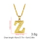 thumbnail image 3 of Collar para mujer, joyería para mujer, joyería de moda para mujer, regalo para mujer, 26 letras en inglés, cadena con nombre, collares colgantes, joyería para mujer, 3 of 4