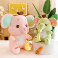 thumbnail image 4 of LIWEN Elephant Plush Toys High Simulation Soft Stuffed Decorative Toy Elephant Animal Plush Stuffed Toy for Girl, 4 of 8