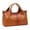 Brown, variant on Retro Leather Purses for Women Top Handle Satchel Handbags Detachable Strap Crossbody Shoulder Bags Medium Tote Bag