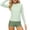 Mint Green A1, variant on Edvintorg Girls Swimsuit Size 8 Fashion Lightweight Modest Bathing Suit Long Sleeve Swim Top and Boyshort Two Piece Swimwear for Girls